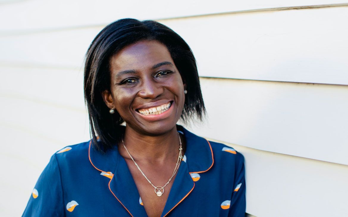 A portrait of Prisca Ongonga-Daehn, founder & CEO of baresop
