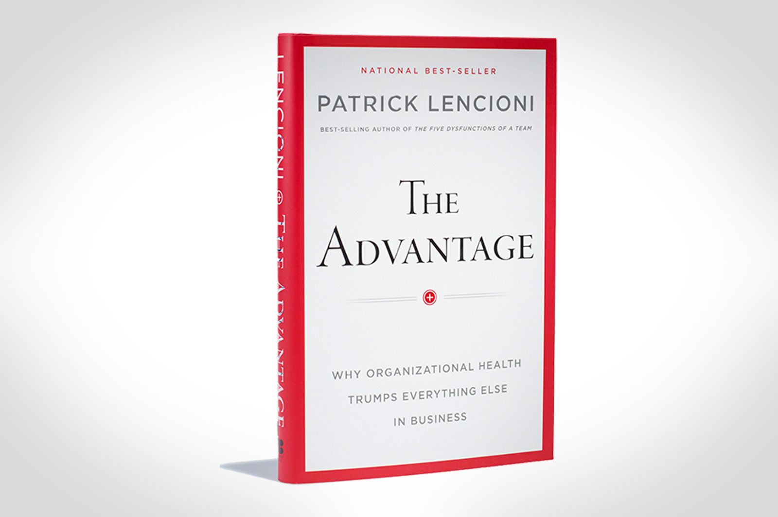 A photo of the cover of The Advantage by Patrick Lencioni